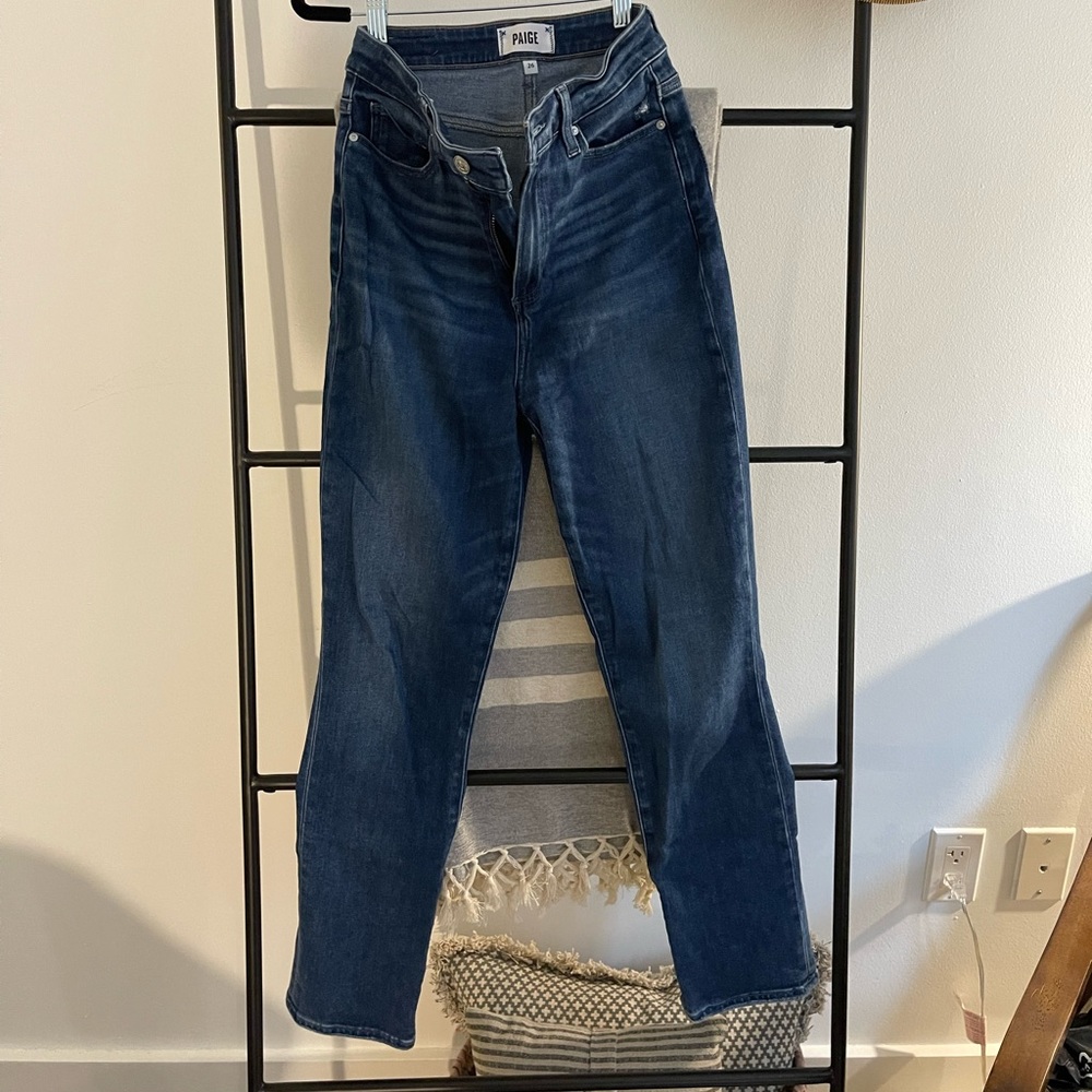 Paige high rise skinny jeans size 26